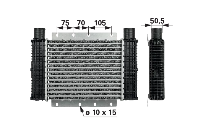 Mahle Ladeluftkühler anstelle von CNH 84408680 Mahle