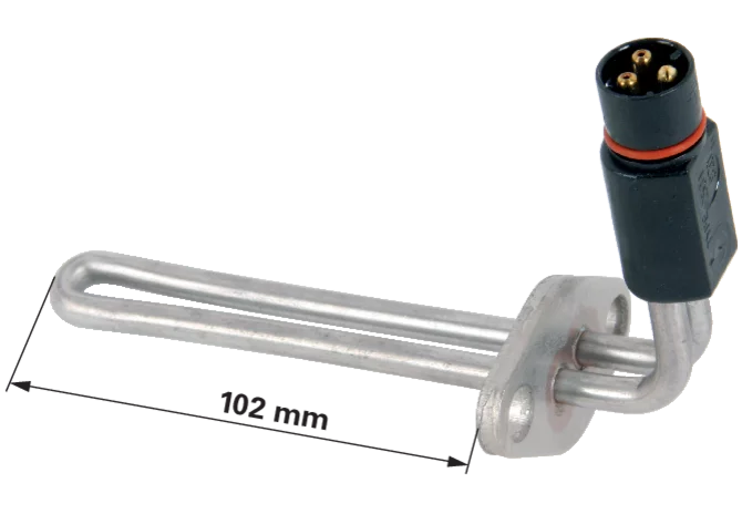DEFA Heizelement Anschluss 40 mm – Löcher ø 9,5 mm, Abstand 40 mm Leistung 820 W DEFA