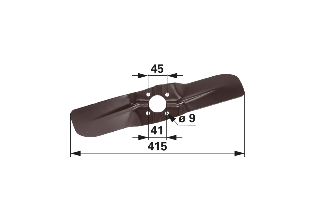 Lüfterflügel vorderes Flügelblatt passend für Massey Ferguson 1885172M1 GartenShop24 - Hochwertige Gartengeräte