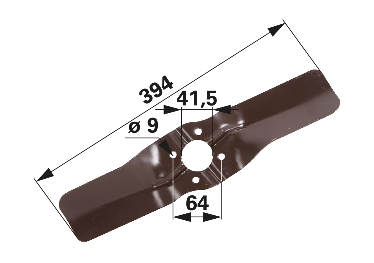 Lüfterflügel vorderes Flügelblatt anstelle von Massey Ferguson 1884777M1 GartenShop24 - Hochwertige Gartengeräte