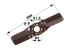 Lüfterflügel vorderes Flügelblatt anstelle von Massey Ferguson 1884777M1 GartenShop24 - Hochwertige Gartengeräte