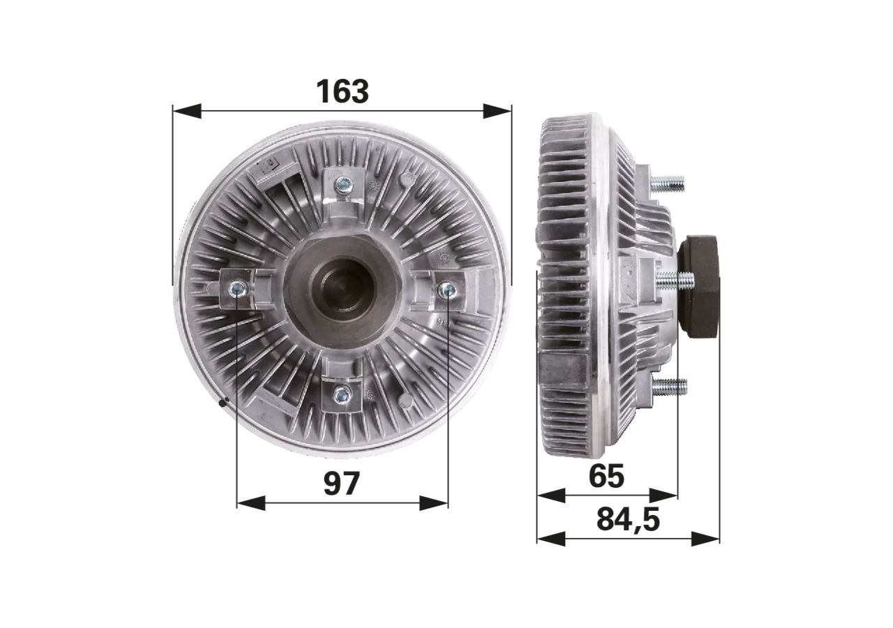 BorgWarner Lüfterkupplung anstelle von CNH 81862862 BorgWarner