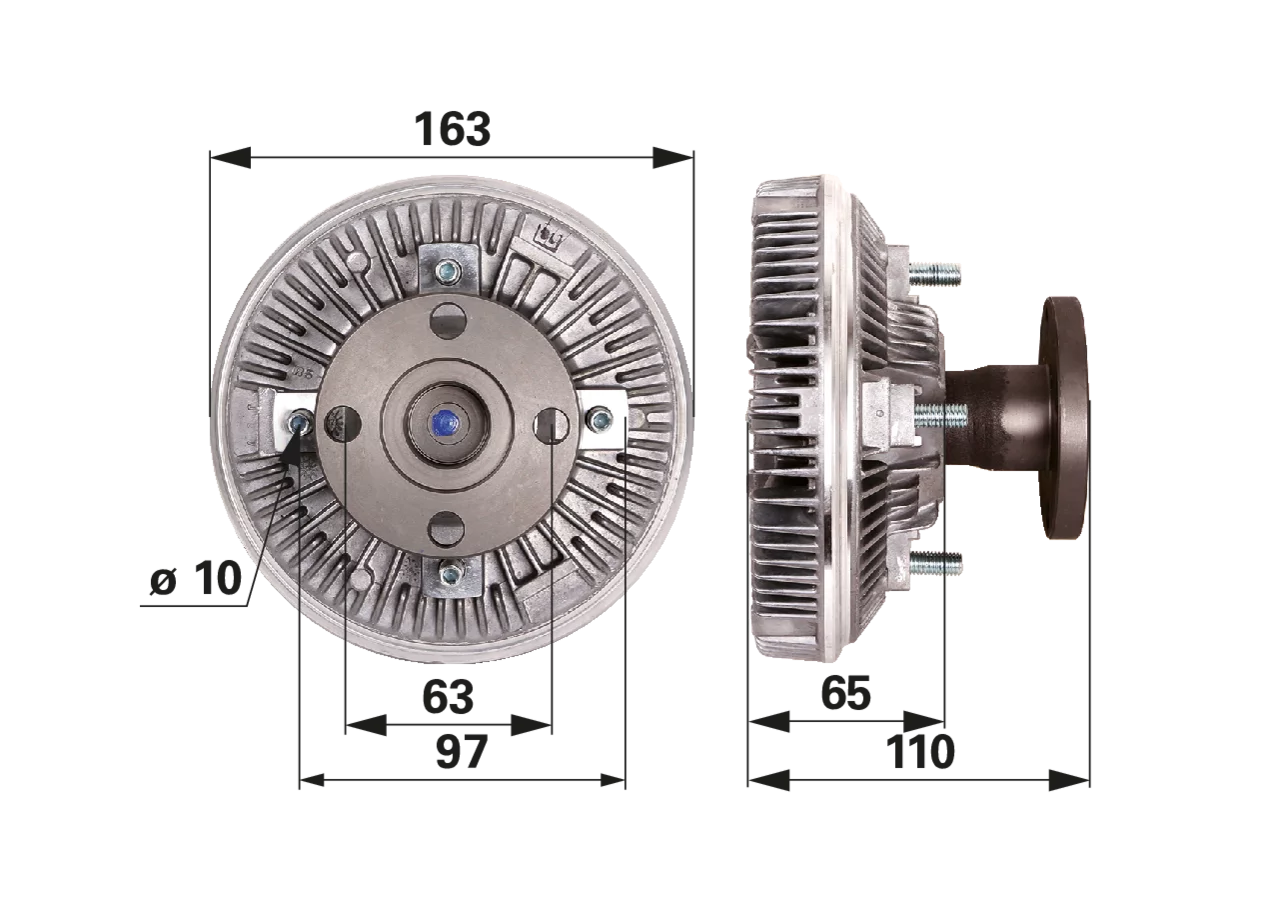 BorgWarner Lüfterkupplung anstelle von John Deere AL118091 BorgWarner
