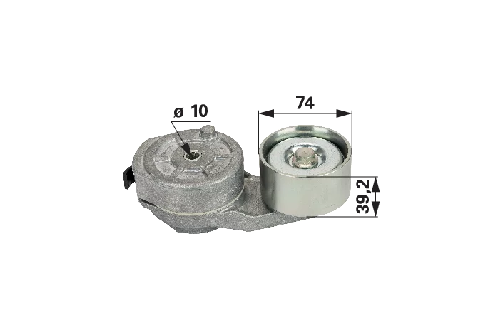 Riemenspanner anstelle von Claas 0021841670 GartenShop24 - Hochwertige Gartengeräte