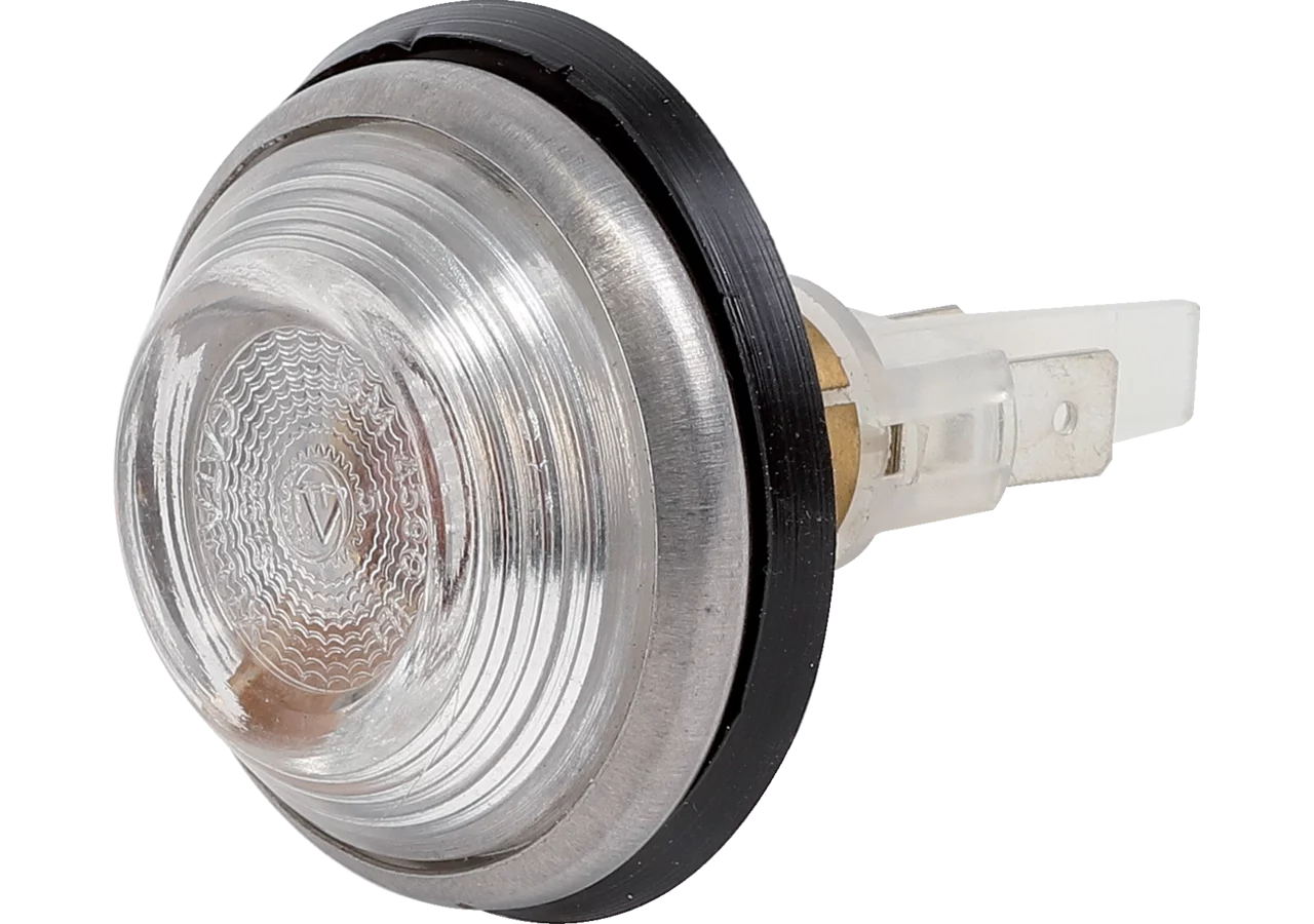 Blinkleuchte d = 40 mm, seitlich, rund, inkl. Gelber Lampe GartenShop24 - Hochwertige Gartengeräte