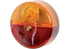 Rückleuchte Blink- Brems- Schlussleuchte, d = 80 mm, rund, Gelb / Rot GartenShop24 - Hochwertige Gartengeräte