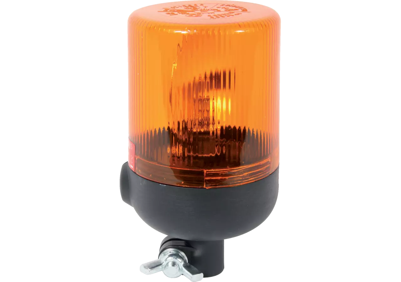 Warnleuchte 12 V, H1, orange Miniagri Zur Befestigung auf Rohr Sirena