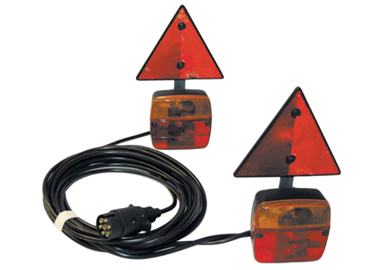 Kabelleuchte inkl. Lampen, 7 m Kabel, Magnet hinten GartenShop24 - Hochwertige Gartengeräte