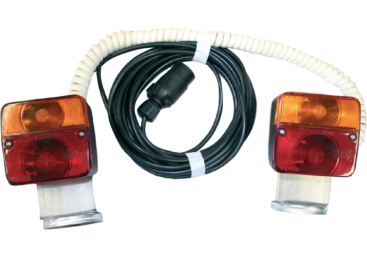 Kabelleuchte inkl. Lampen, 7 m Kabel, Magnet unten 7 Meter Kabel GartenShop24 - Hochwertige Gartengeräte
