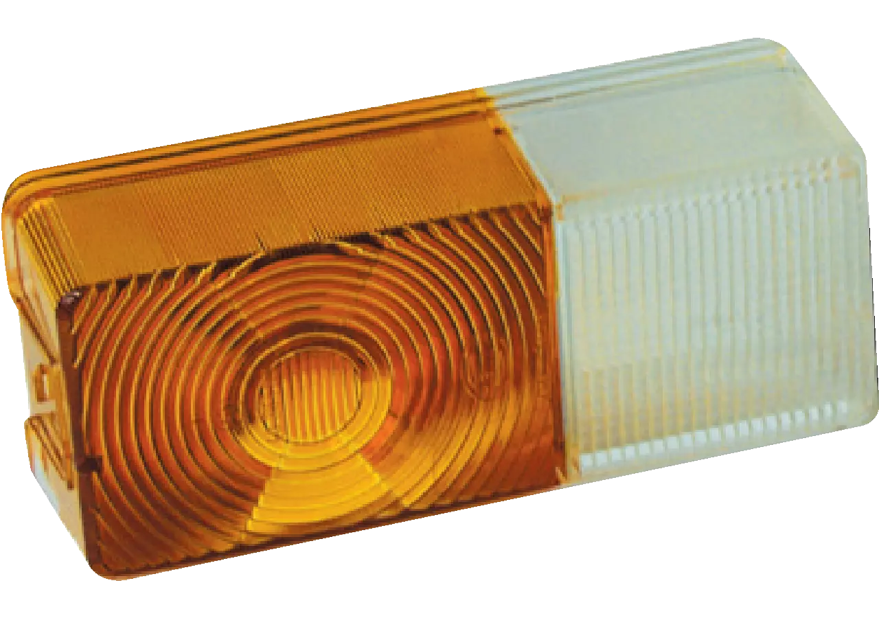Ersatzglas 170 x 75 mm, mit Trennwand Hella