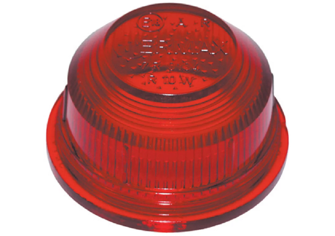 Lichtscheibe rot, d = 46 mm GartenShop24 - Hochwertige Gartengeräte