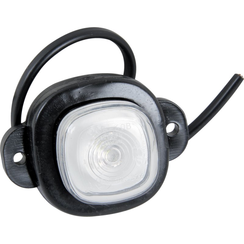 LED Begrenzungsleuchte weiß, 12 / 24 V