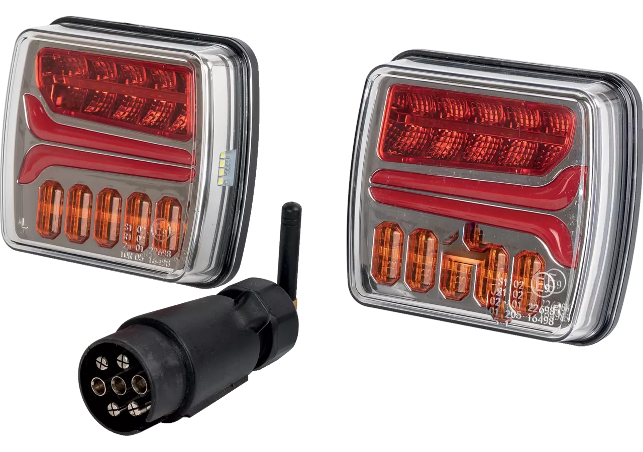 LED Anhängerleuchten Set drahtlos, magnetisch GartenShop24 - Hochwertige Gartengeräte