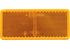 Rückstrahler gelb, selbstklebend, 90 x 40 mm Sanube