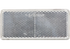 Rückstrahler weiß, selbstklebend, 90 x 40 mm Sanube