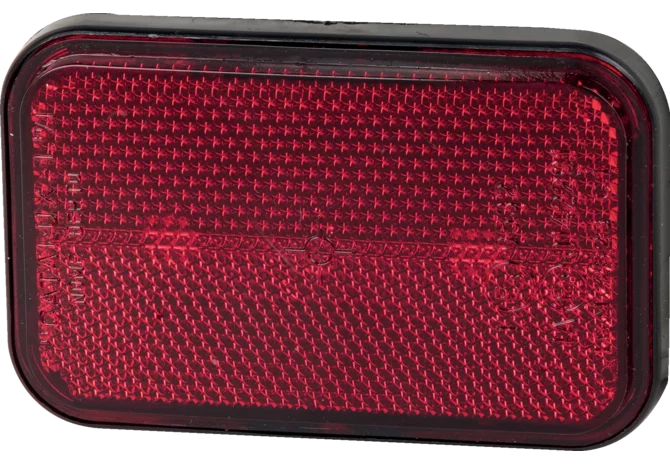 Rückstrahler rot, mit Schraube M5, 98 x 62 mm GartenShop24 - Hochwertige Gartengeräte