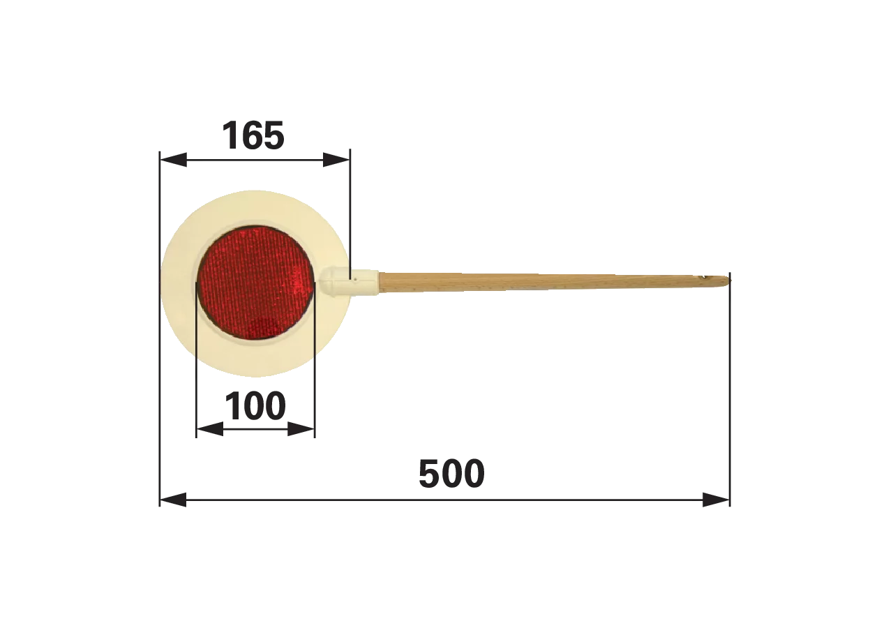 Winkerkelle Rot GartenShop24