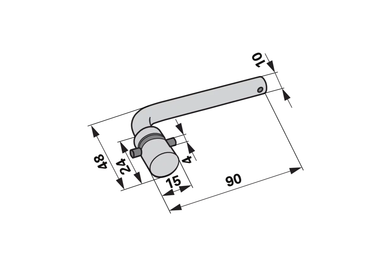 Schalthebel Littelfuse/Menbers 08098800 GartenShop24 - Hochwertige Gartengeräte
