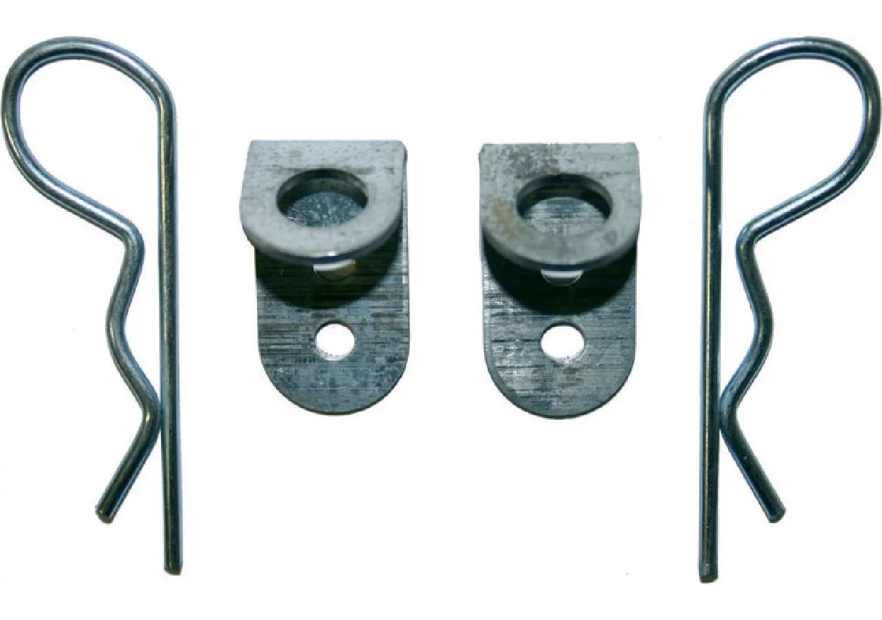 Winkelhalter mit Federstecker für Warntafeln 2 Stück GartenShop24