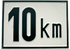 Beschränkungstafel eckig 10 km/h GartenShop24