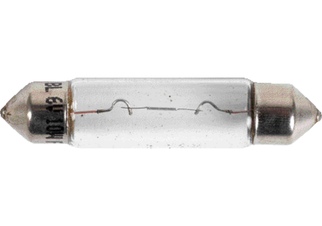 Soffitte 6 V, 10 W, SV 8,5, 11 x 44 mm, 10 Stück GartenShop24 - Hochwertige Gartengeräte