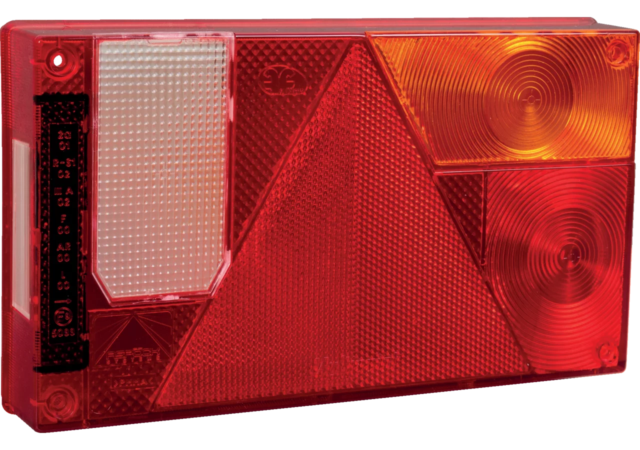 Lichtscheibe rechts Multipoint I mit Rückfahrscheinwerfer Aspöck