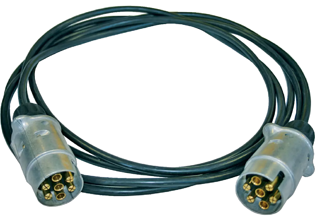 Anschlusskabel L = 2,8 m, 2 Steckern Alu Aspöck