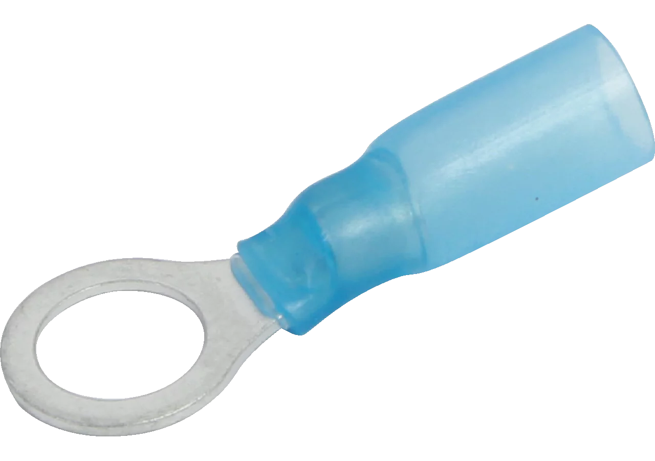 Ringzunge blau, d = 8 mm, schrumpfbar, 25 Stück GartenShop24 - Hochwertige Gartengeräte