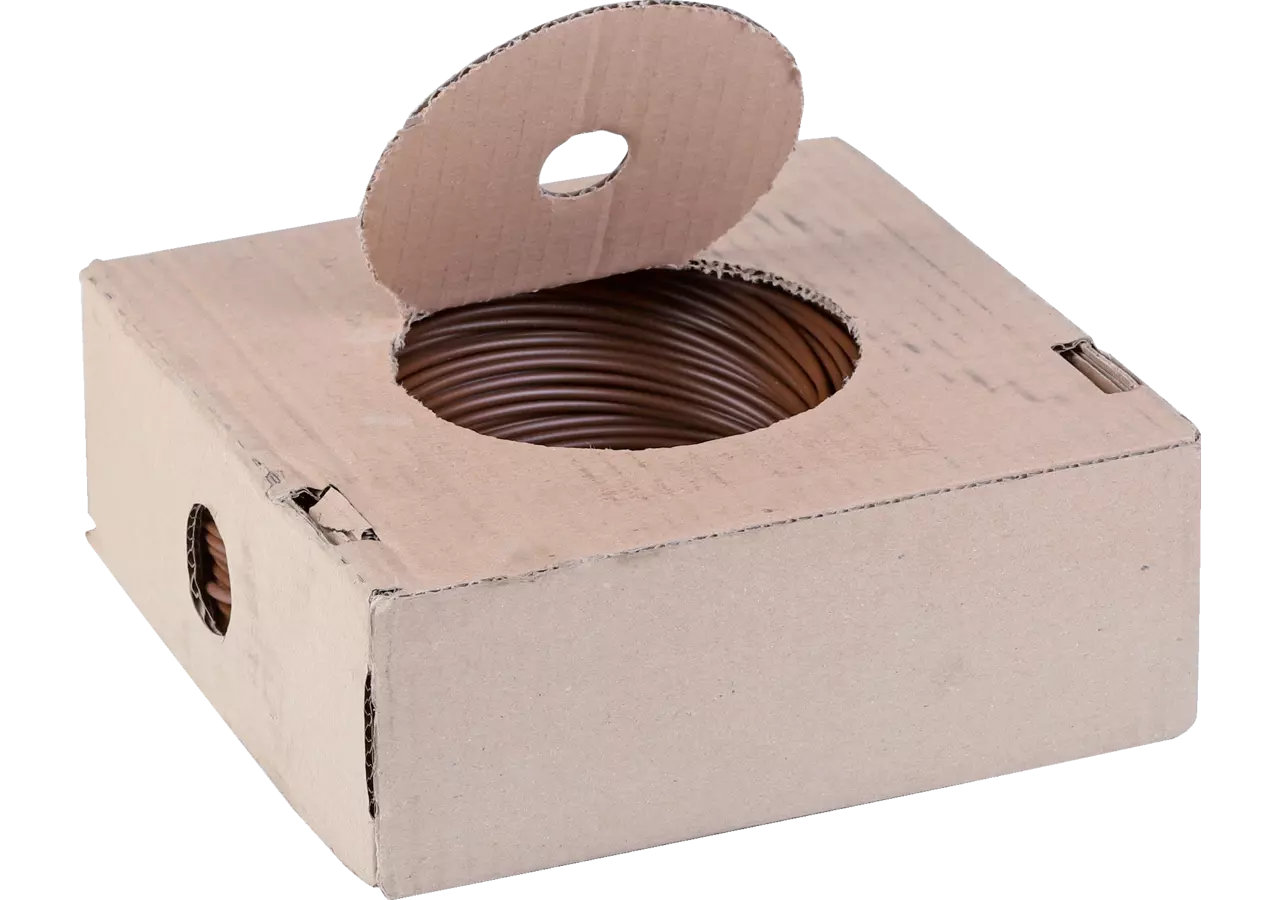 Litzendraht braun, 1,5 mm², 1-polig, 100 m GartenShop24 - Hochwertige Gartengeräte