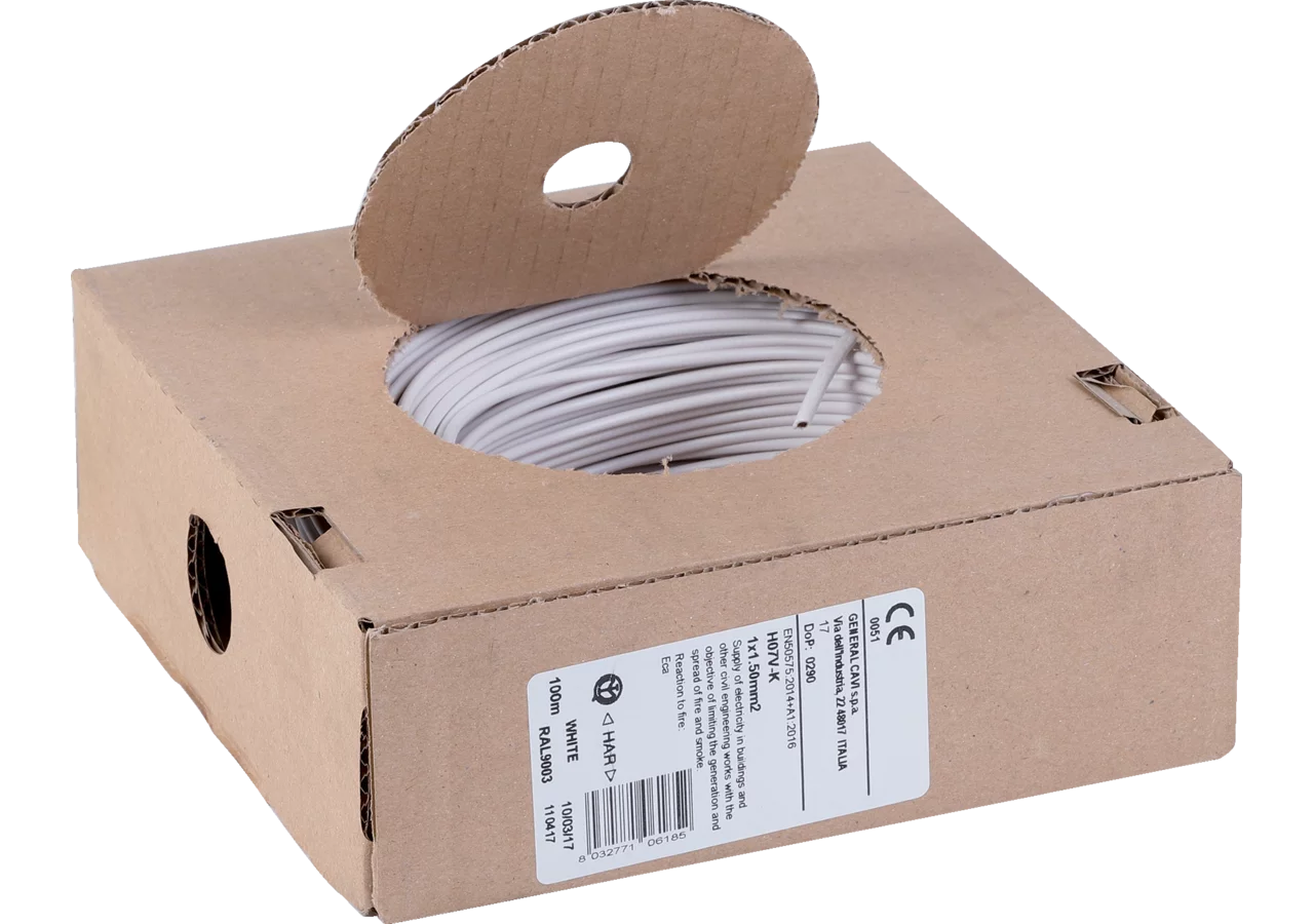 Litzendraht weiß, 1,5 mm², 1-polig, 100 m GartenShop24 - Hochwertige Gartengeräte
