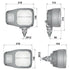 WESEM LED Hauptscheinwerfer rechts, mit Blinker, Halterung hinten oder unten