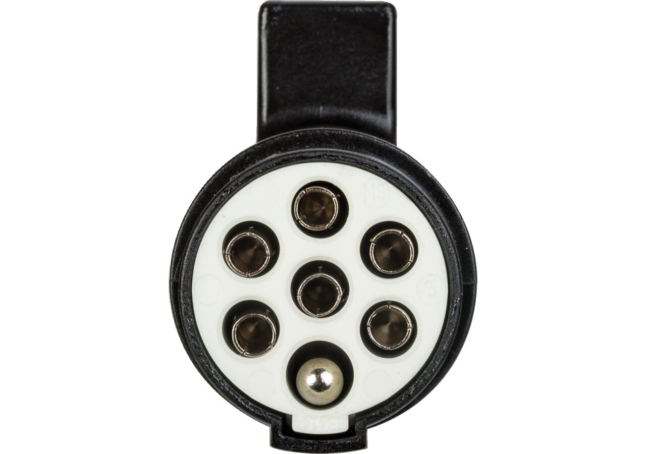 Stecker 7-polig, 24 V, Europa S Stift, mit Schraubanschlüssen GartenShop24 - Hochwertige Gartengeräte