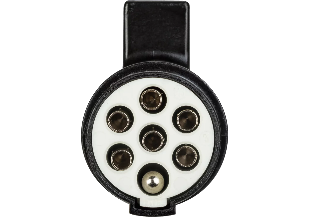 Stecker 7-polig, 24 V, Europa S Stift, mit Schraubanschlüssen GartenShop24 - Hochwertige Gartengeräte