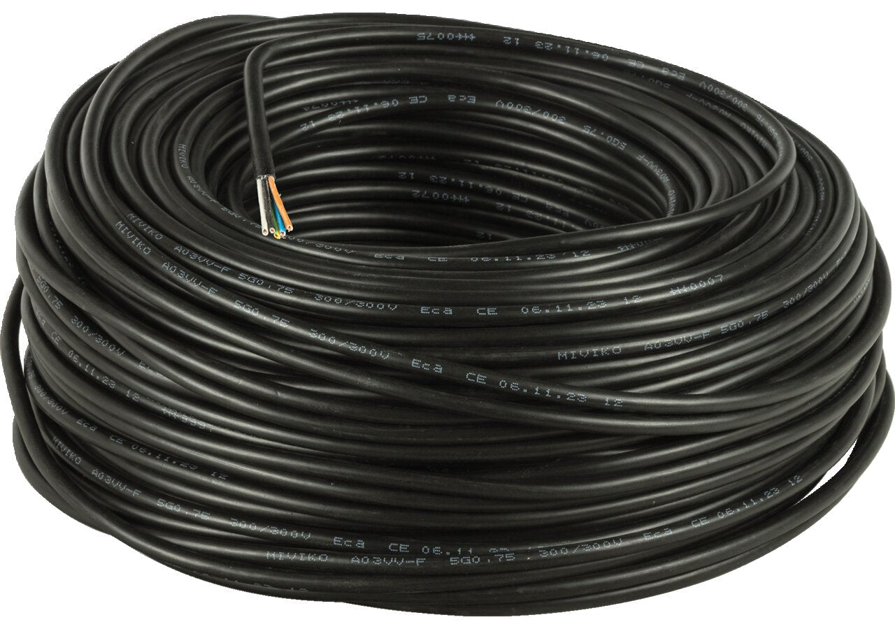 Kabel 5-polig, 0,75 mm², 100 m GartenShop24 - Hochwertige Gartengeräte