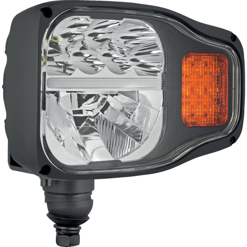 WESEM LED Hauptscheinwerfer links, mit Blinker, Halterung hinten oder unten
