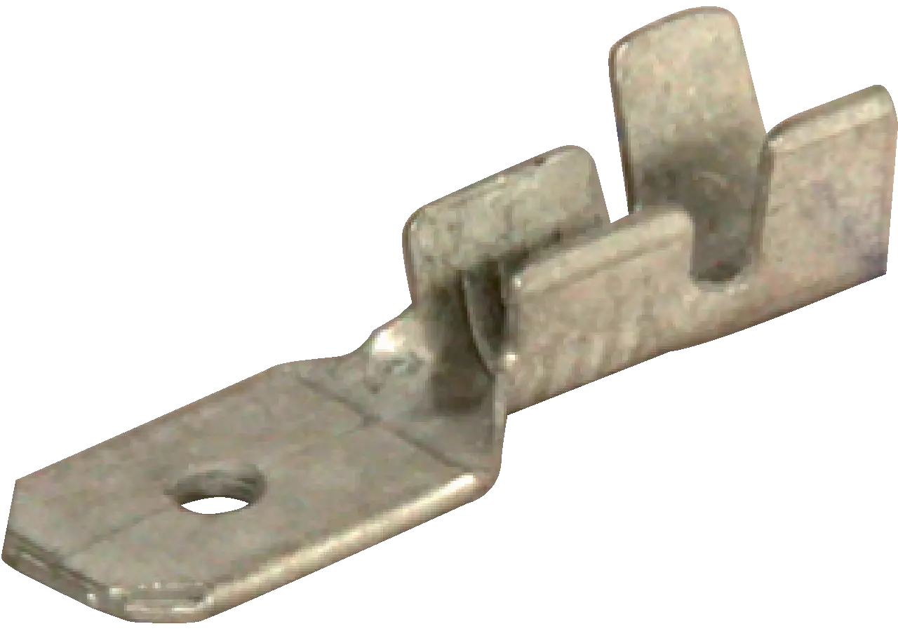 Flachstecker 6,3 mm, unisoliert, 100 Stück GartenShop24 - Hochwertige Gartengeräte