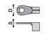 Lötkabelschuh 70 mm², d = 13,3 mm, 10 Stück GartenShop24 - Hochwertige Gartengeräte