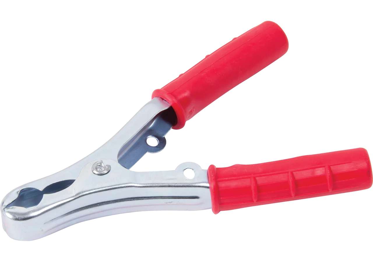 Batterie-Ladezange Rot 90 A – Griff isoliert GartenShop24 - Hochwertige Gartengeräte