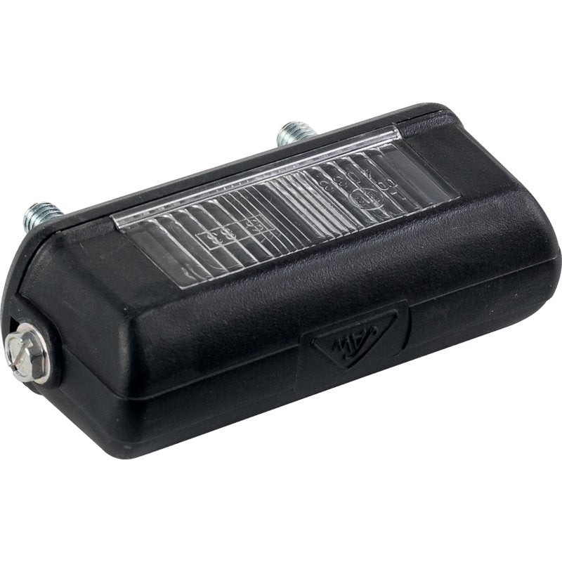 Fabrilcar Kennzeichenbeleuchtung 12 / 24 V, rechts und links, 80 x 31,5 x 29 mm + Schrauben 42-4101-011