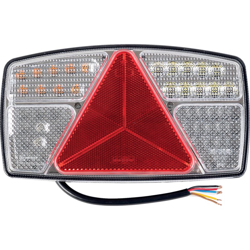 Fabrilcar LED Heckleuchte links, mit Seitenmakierungsleuchte, 250 x 140 x 30 mm 41-1310-011