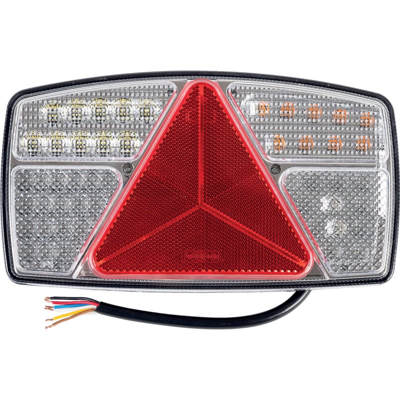 Fabrilcar LED Heckleuchte rechts, mit Seitenmakierungsleuchte, 250 x 140 x 30 mm 41-1310-121