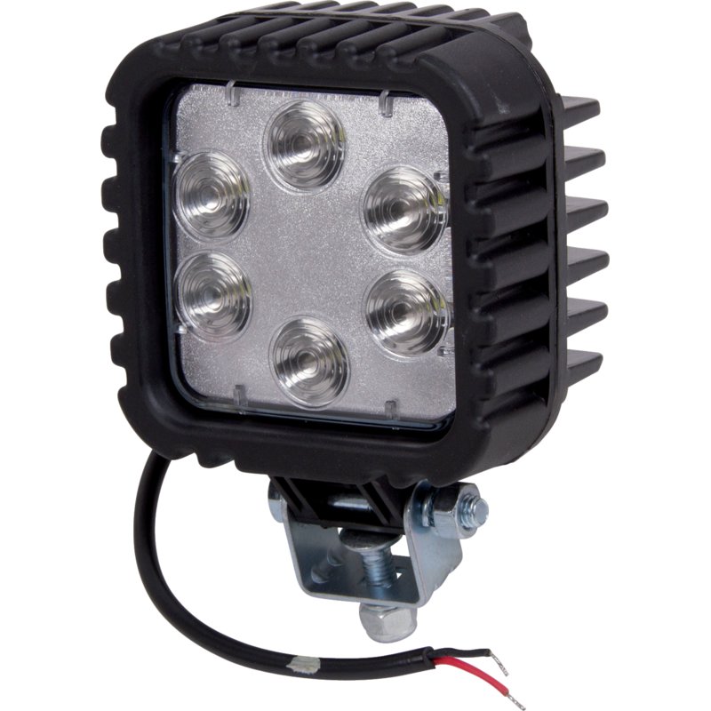 LED Arbeitsscheinwerfer 1800 lm, 106 x 125 x 67 mm – mit 6 LEDSpannung 10-30 V