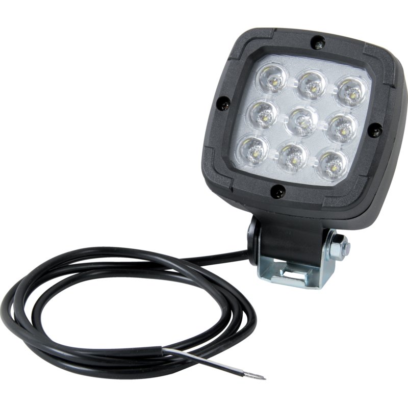 LED Arbeitsscheinwerfer 1300 lm, 100 x 100 mm – mit 9 Osram-Hochleistungs-LED