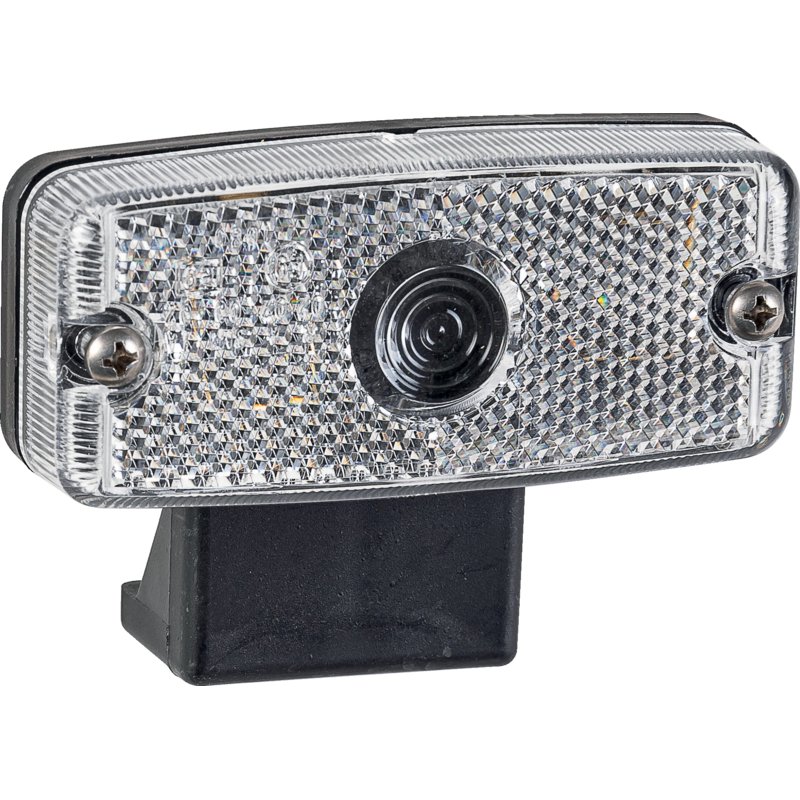 Fabrilcar Positionsleuchte weiß, vorne, mit 90° Winkel, 86 x 38 x 23 mm 42-3000-104 – Positionslicht Rückstrahler
