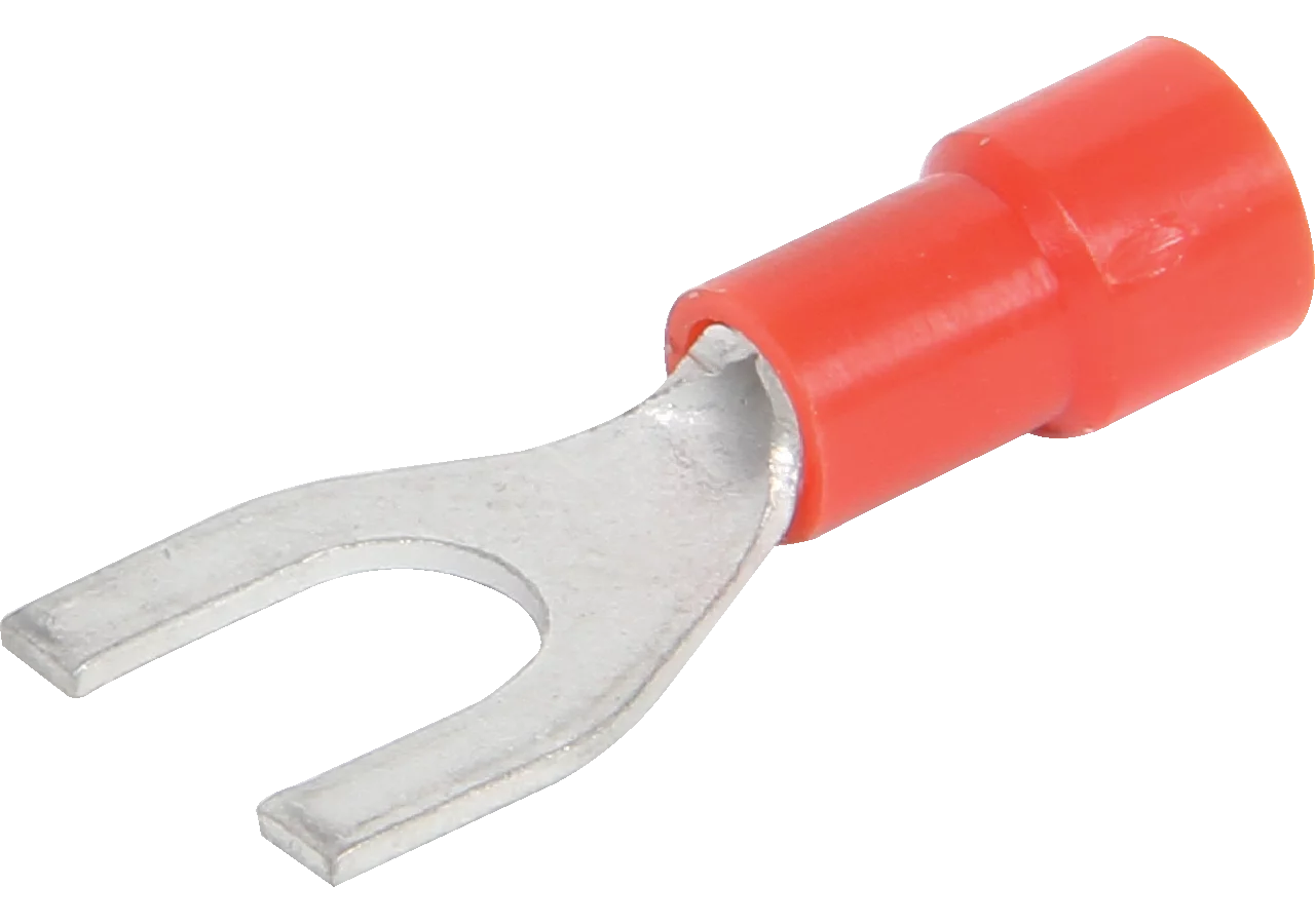 Gabelkabelschuh rot, Dm 5,4 mm, 50 Stück GartenShop24 - Hochwertige Gartengeräte