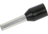 Aderendhülse mit Kragen, schwarz, 1,5 mm, 100 Stück GartenShop24 - Hochwertige Gartengeräte