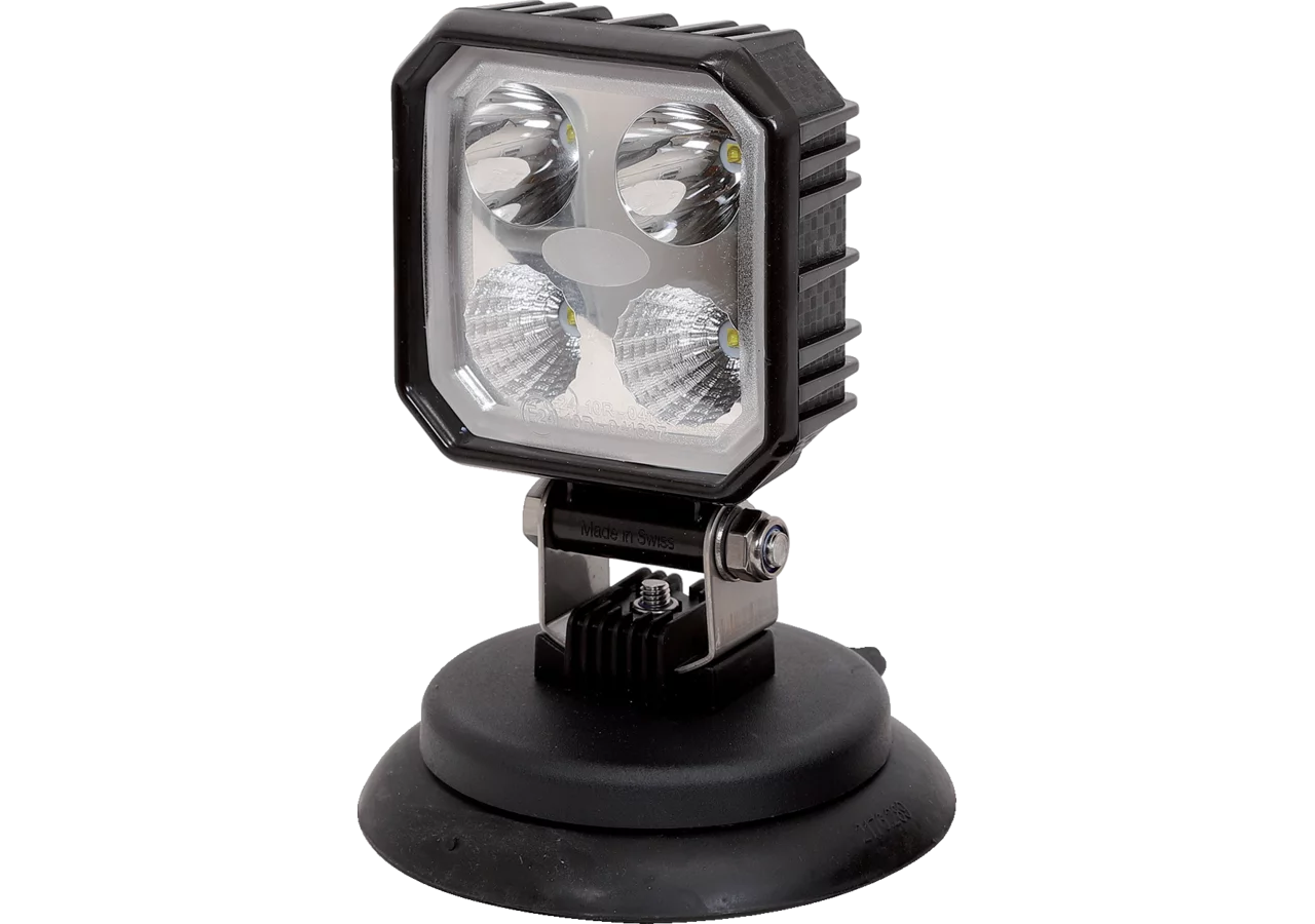 LED Arbeitsscheinwerfer 90 x 90 mm, mit Magnet Carbonlux CEA