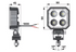 LED Arbeitsscheinwerfer 90 x 90 mm, mit Magnet Carbonlux CEA