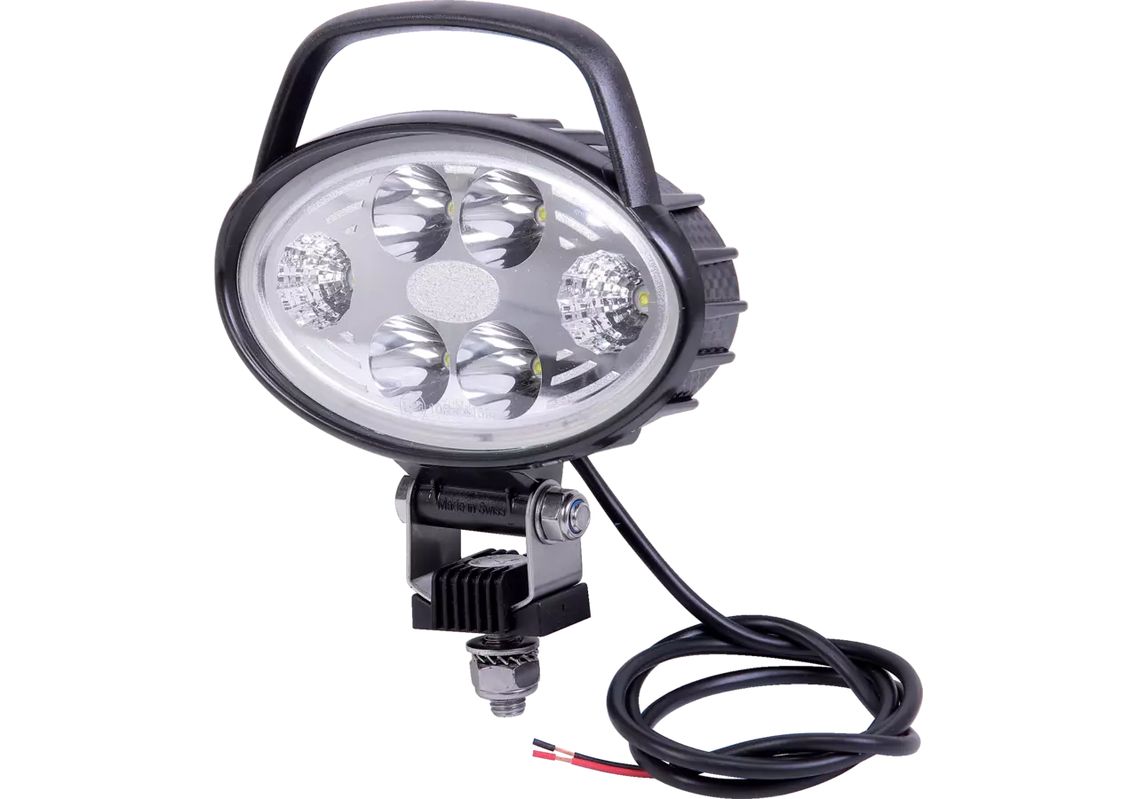 LED Arbeitsscheinwerfer 1600 lm, Griff und Schalter Carbonlux CEA
