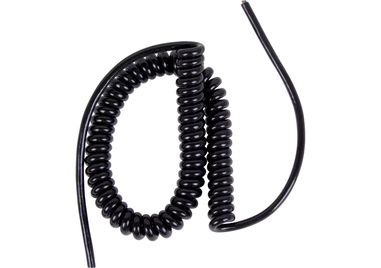 Spiralkabel 3-polig, L = 2,5 m GartenShop24 - Hochwertige Gartengeräte